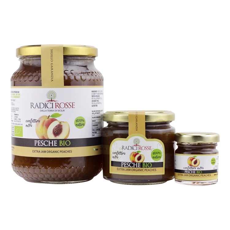 Top Quality Extra Jam Organic Peaches Italy