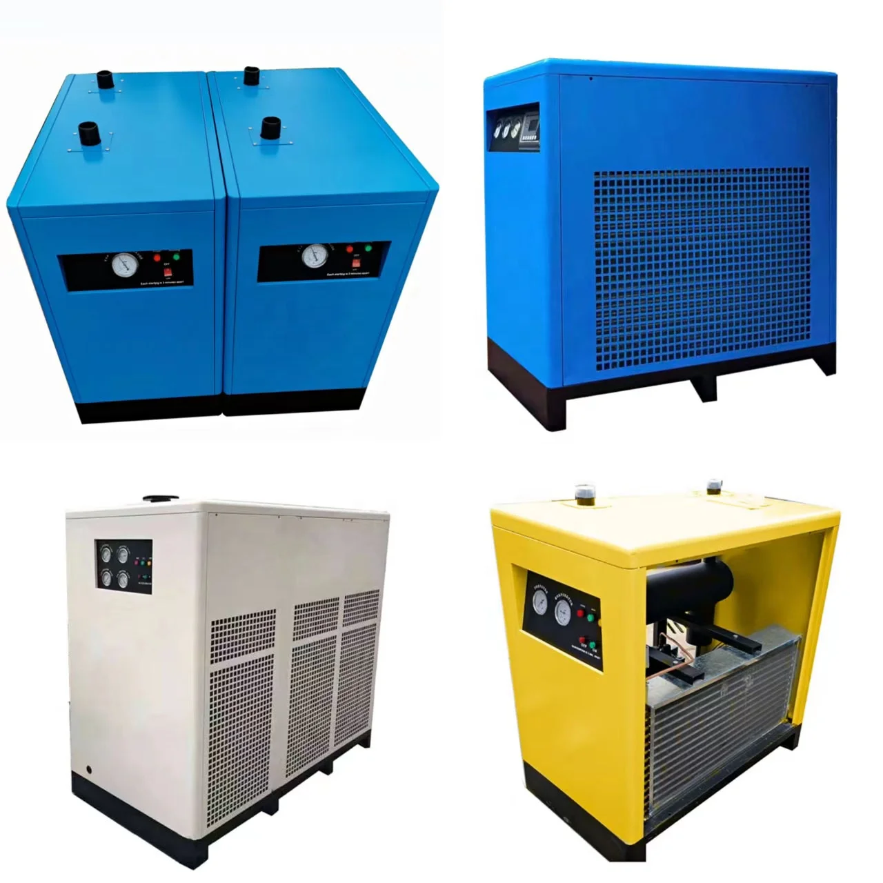 Airstone low dew point air cooled 3.0m3/min refrigerated compressed air dryer for compressor