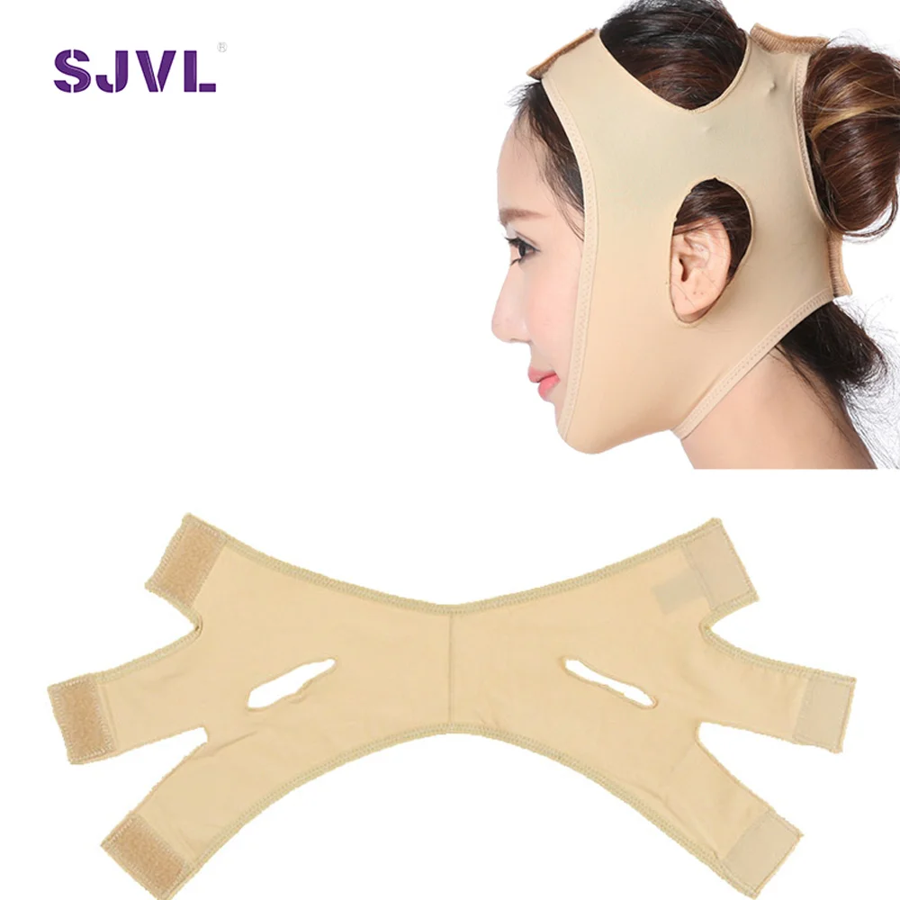 V Face Thin Double Chin Lifting Firming Face Belt Breathable Thin Face Band