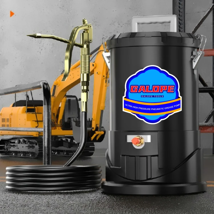 24V 220V Lithium Battery Electric Grease Pump Machine Barrel Type Electric Grease Bucket Lubrication Pump for Excavator Loaders