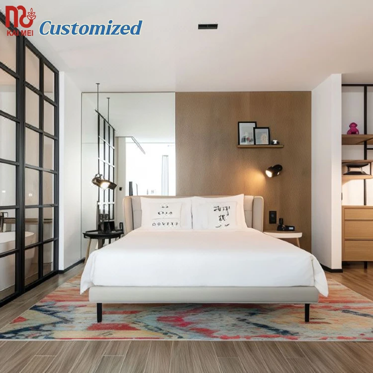 Nordic Style Luxury Hotel Furniture Wyndham 4 Star Hotel Suites Stainless Steel Esplendor Bedroom Sets from Pakistan