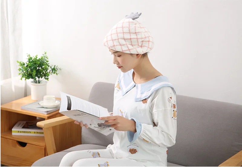 Прекрасный абсорбирующий Быстросохнущий тюрбан для обертывания волос