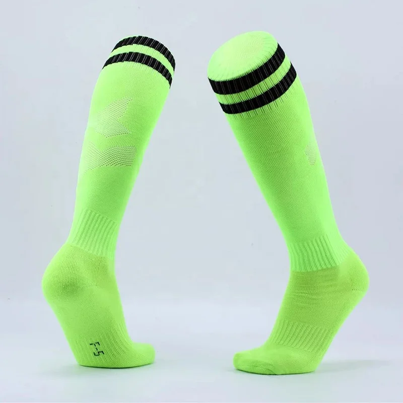 Factory Custom High Quality Print Embroidery Short Long Anti Slip Compression Soccer Football Men Sport socks