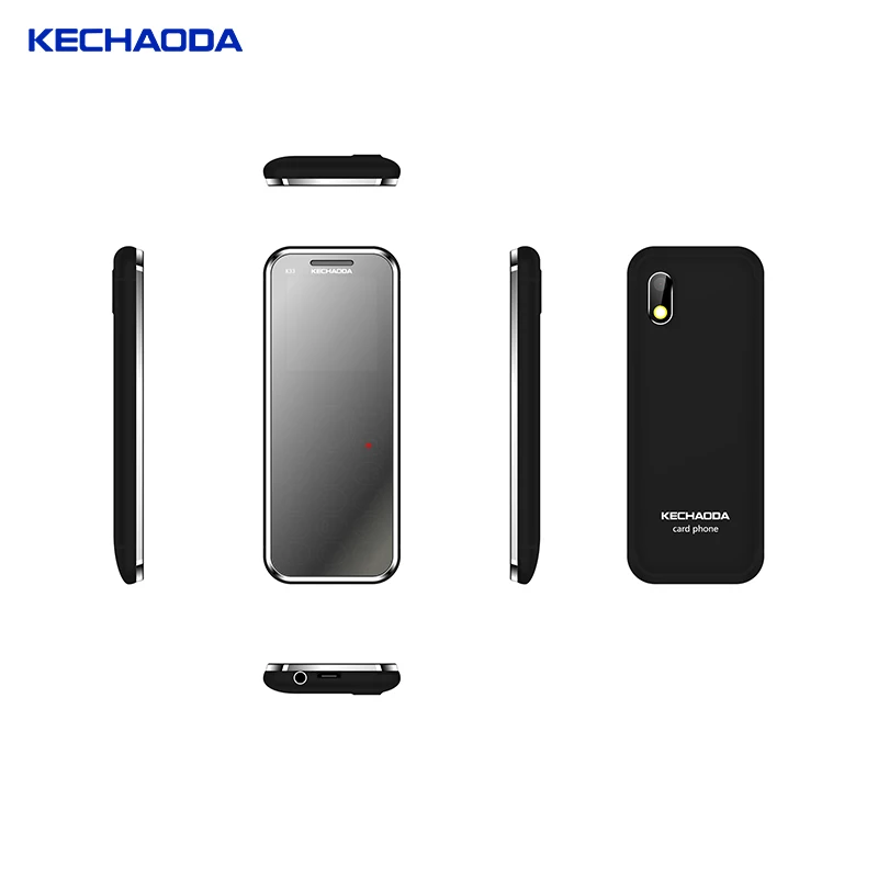 Небольшие разблокированные сотовые телефоны KECHAODA K33 с 2 sim-картами
