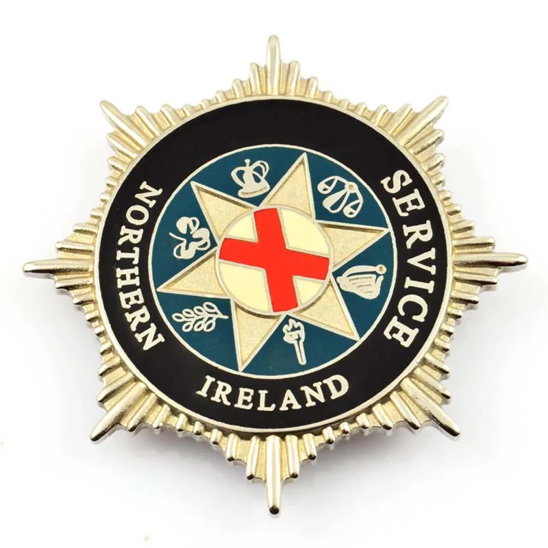 Factory Price Custom Metal Car Badge Clip Heat Press Label Pin Badge