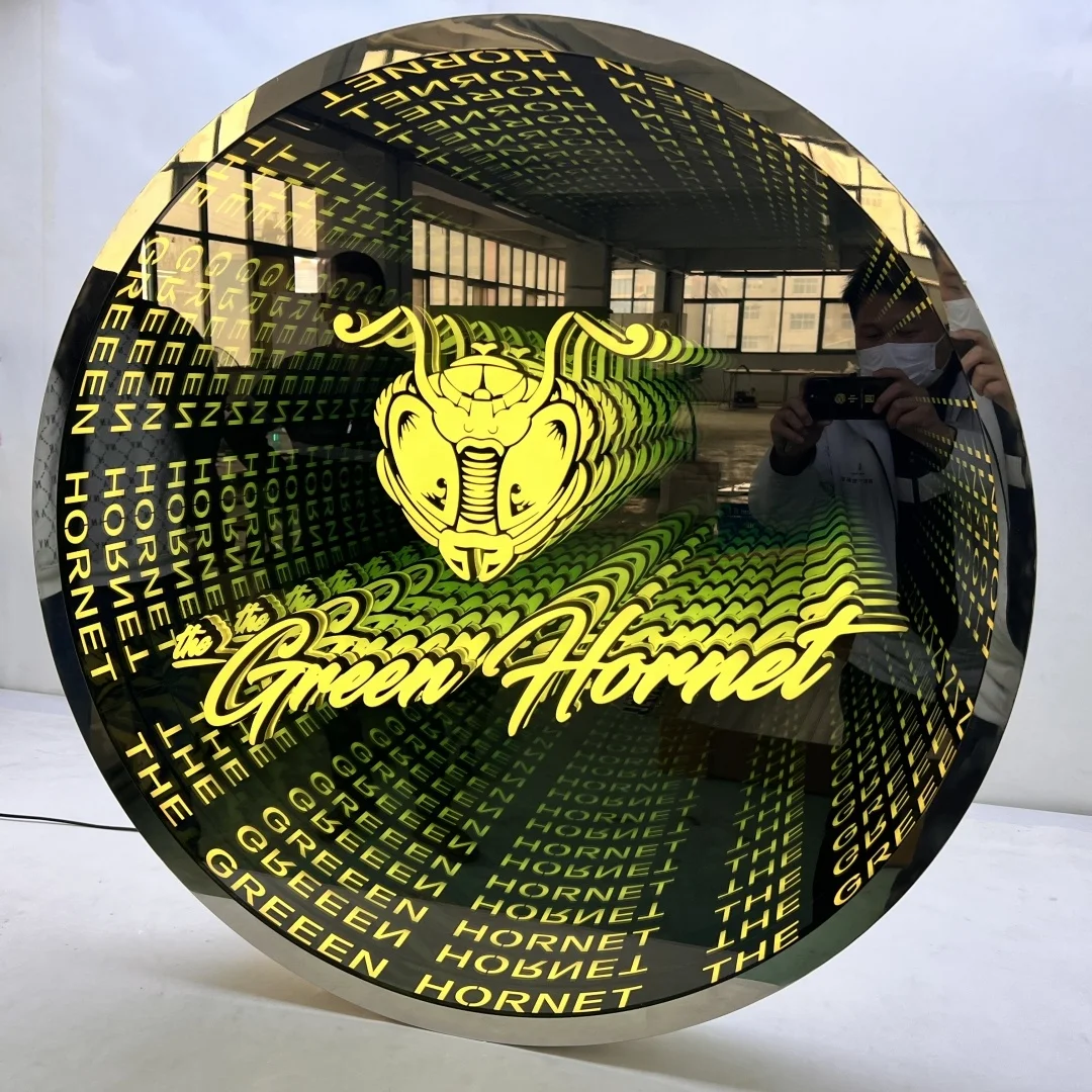 High Quality 3d Mirror Led 3D Infinity Mirror For Indoor Decoration