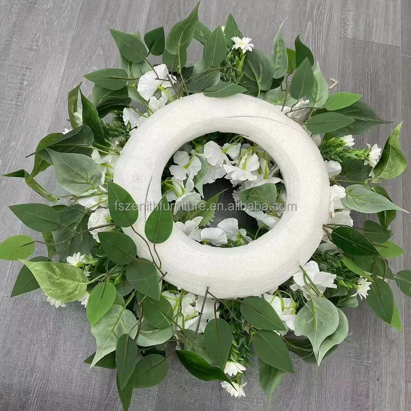 Funeral decorations artificial flower wreath funeral floral wreath