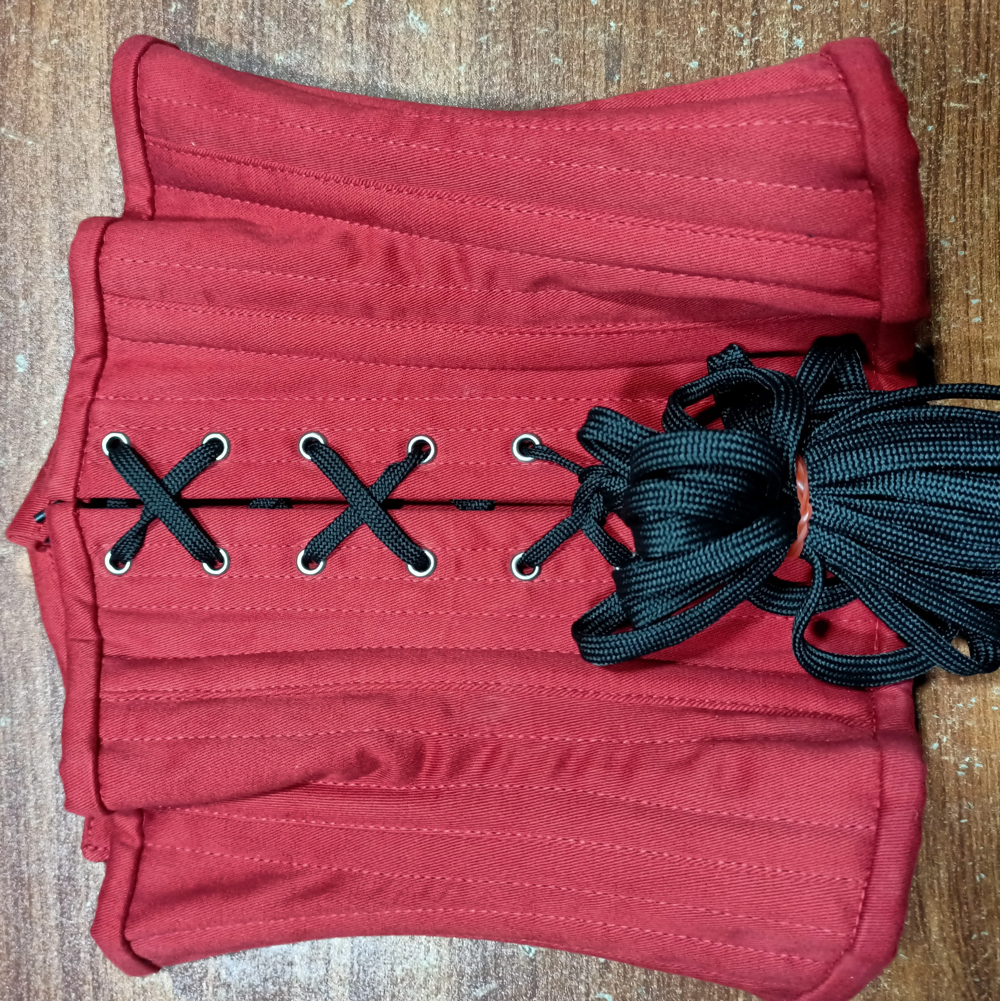 Красный саржевый хлопковый корсет/маленький корсет для груди/чудо-женское красное нижнее белье, бюстье, корсет