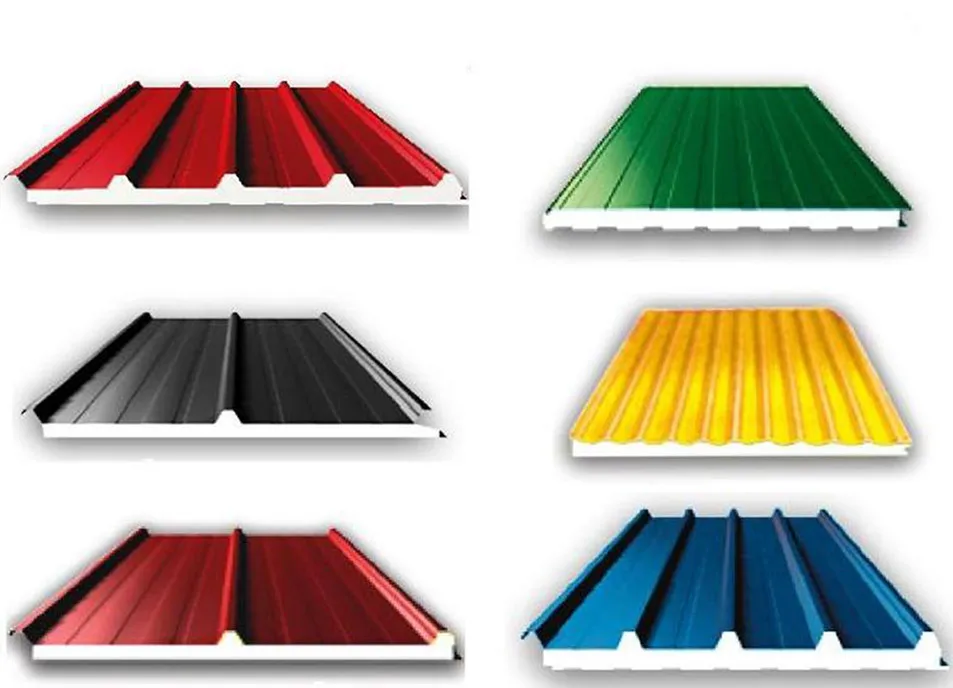 insulated fireproof 5 cm 15cm 20mm 40mm pu foam eps wall sandwich panels roof sheet