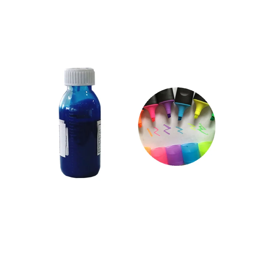 
Fluorescent blue pigment dispersion for producing marker pen pigment ink 