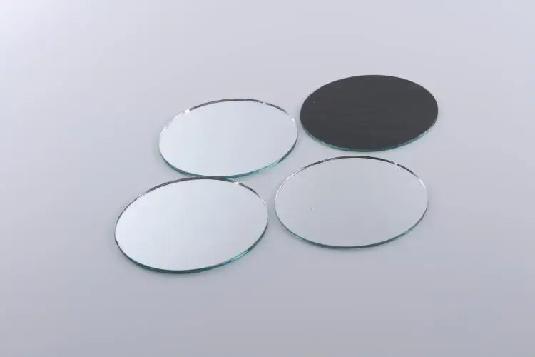 Cheap price customized shape small mini glass mirror piece for craft Cosmetic Cases