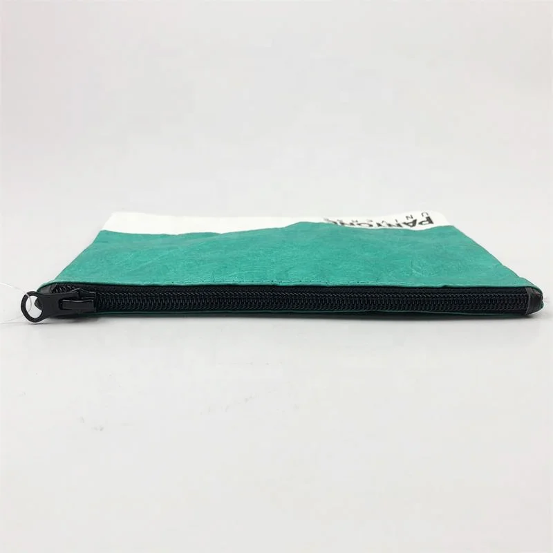 New Material Tyvek  Green And White China Pencil Pouch