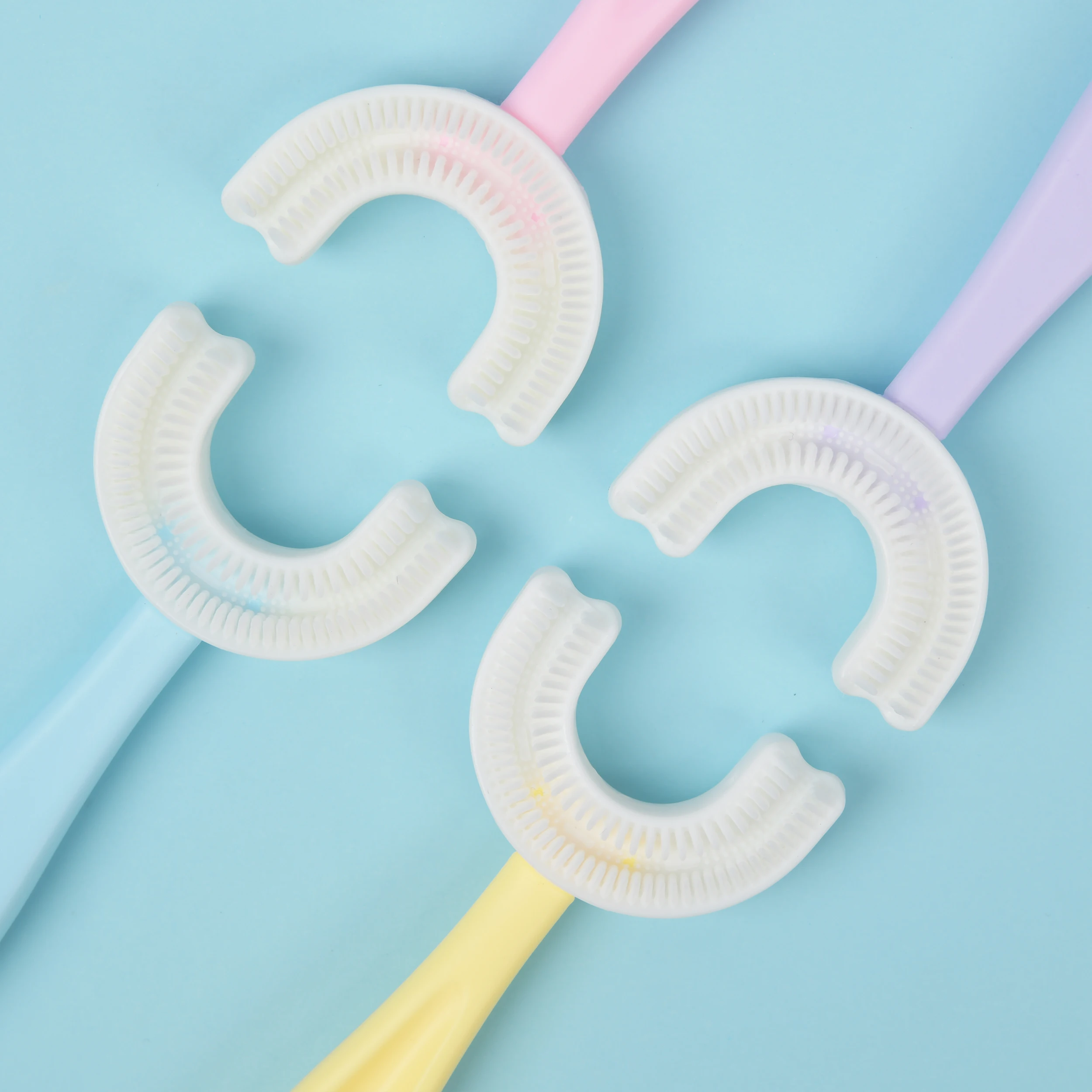 Smile Luna 7003 U Shape Baby Toothbrush High Quality 360 Nano Kid Tooth Brush