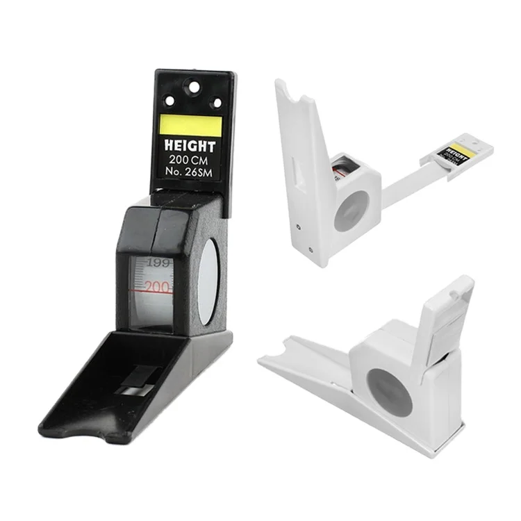 Retractable 2m 2.2m Stature Meter Height Measuring Tape Wall Mounted Stadiometer Measuring Tape