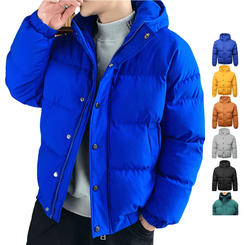  Pufferjacket изготовленным на заказ логосом Мужская модная куртка-пуховик с хлопковой подкладкой для мальчиков зимняя куртка