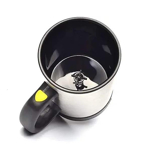 Self Stirring Stainless Steel Coffee Mug,Electric Automatic Mixing Cups for Stir Coffee Milk Mix Juice Drink and Tee