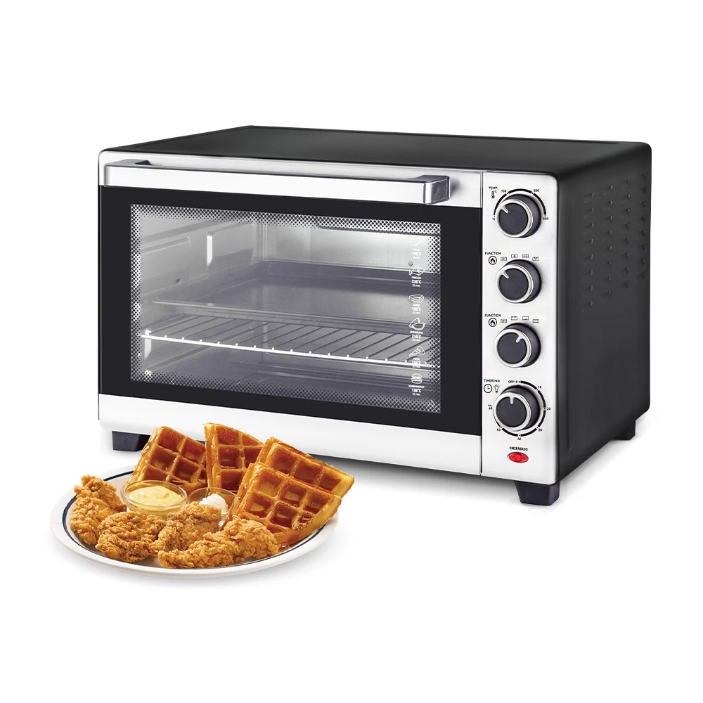 53L Electric Mini Rotary Home Confectionery Oven for Food Warm Bread Baking Grill Fryer for Household Use