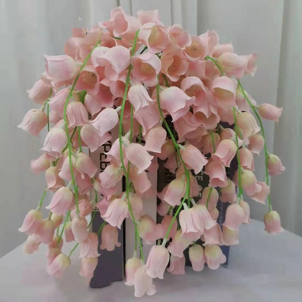 Manufacturer Led String Lights Artificial Vine 10 Branch Bell Orchid Decorative Light Battery Operated Wedding House Lights