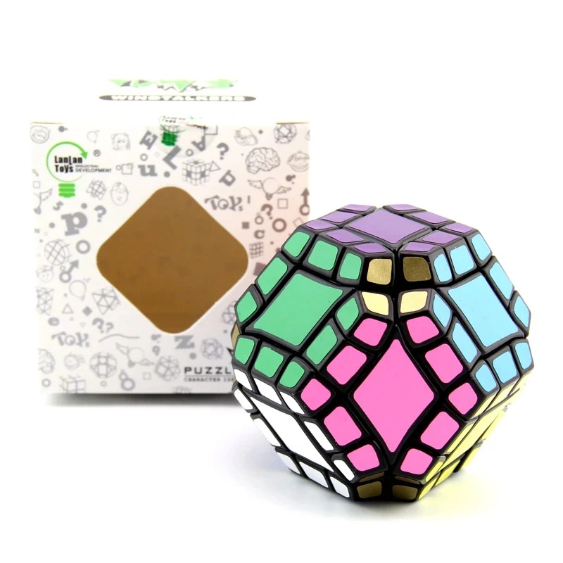LanLan 12 Axis Dodecahedron Magic Cube Anti-Stress Puzzle Educational Toys for Children