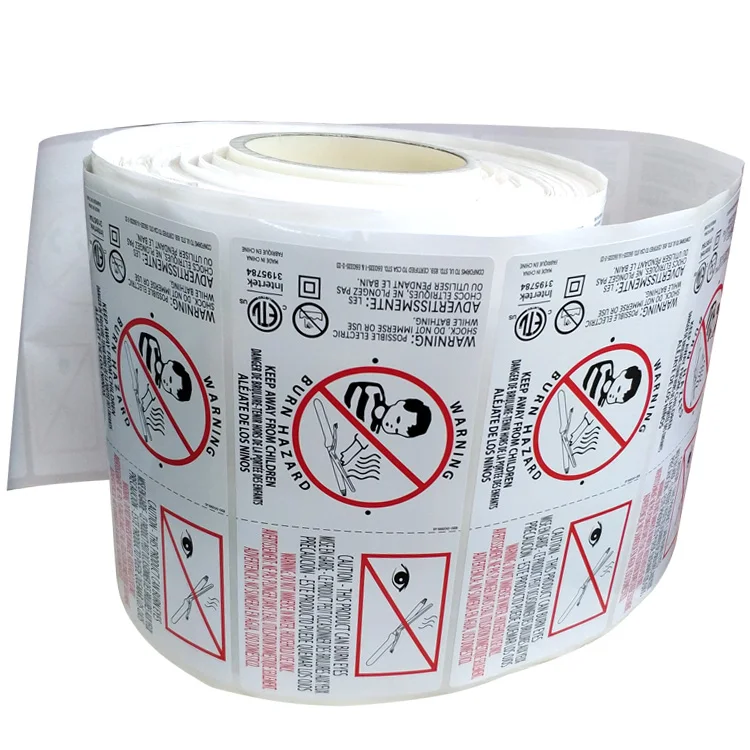 Packaging Self-adhesive Label Printing Supplementary Label Custom Printing Health Food Label Sticker