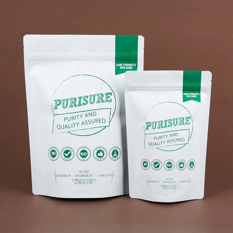 custom zip lock bag with logo resealable pouch plastic packaging bag aluminum foil stand up pouch Powder Packaging Bags