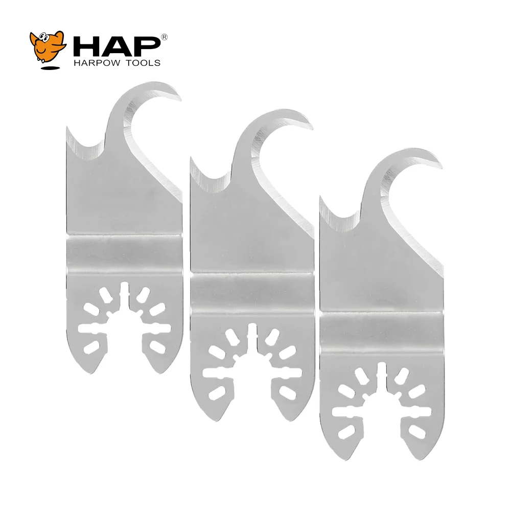 Oscillating Multi Tool Hook Knife Blade for Cutting Carpet PVC Floor Cardboard Roofing Felt Soft Materials