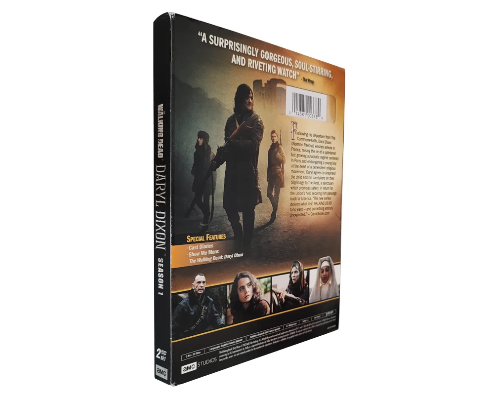 The Walking Dead Daryl Dixon Season 1 2disc Factory Wholesale  Hot Sale DVD Movies TV Series Boxset CD Cartoon Free Shipping