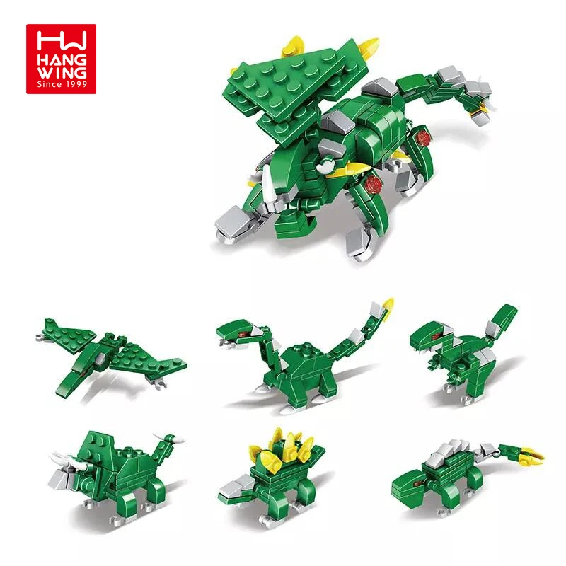 HW Toy Paradise Dinosaur Egg Building Blocks Block Kids Sets Juguetes dinosaurios Toy Dinosaurs