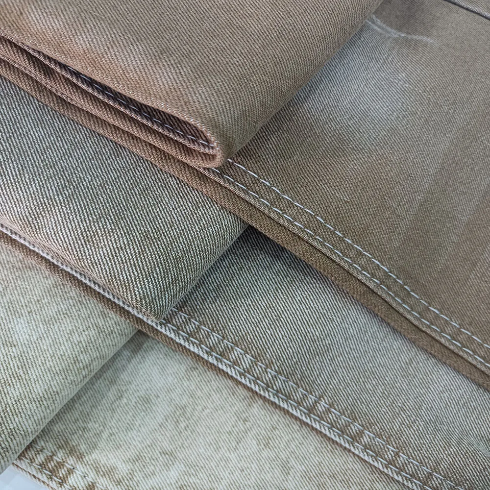 Factory wholesale low price denim fabric  cotton jeans denim fabric for trouser