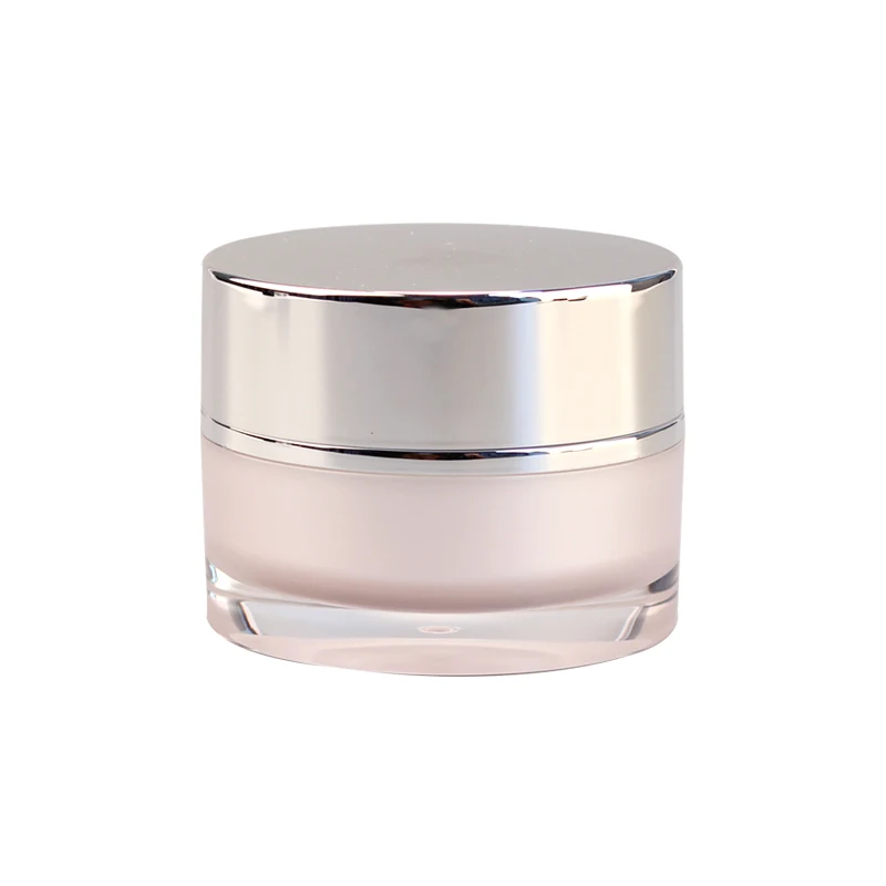 Free sample luxury empty plastic cosmetic bottle jar packaging