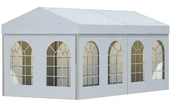 PVC Tensile Fabric for Tents Shelter Blackout Anti-UV Tarpaulins 1000D Tent House Event Exhibition Shade