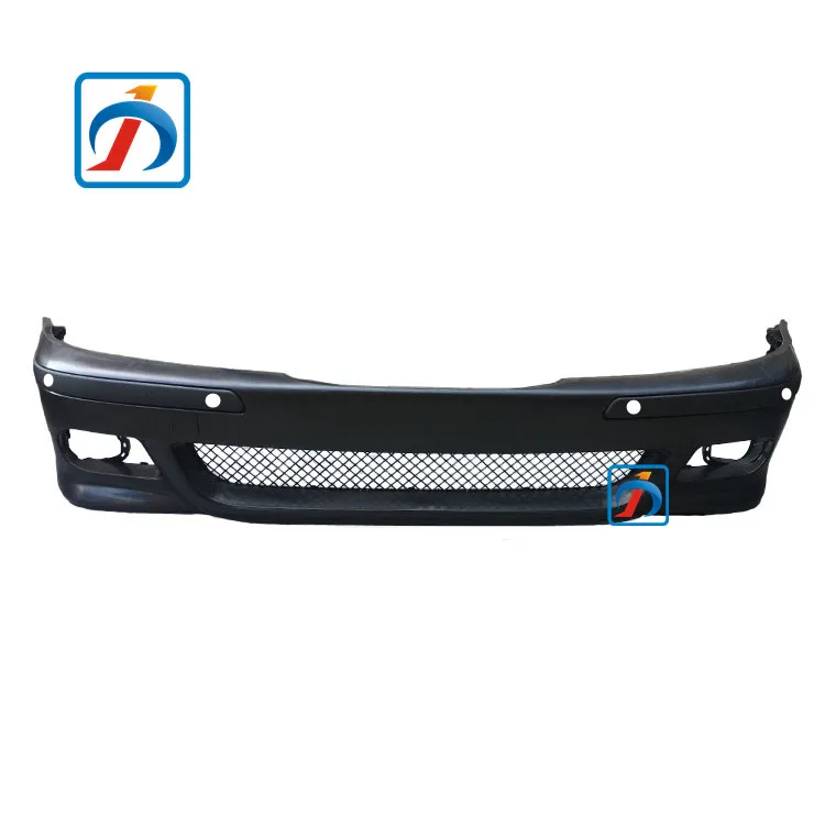 Unpainted 5 Series Refit Front Bumper Rear Bumper E39 M5 Body Kit with sensor hole