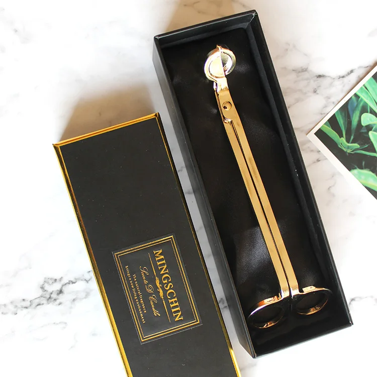 Stainless Steel Candle Trimmer Set With Box Candle Wick Trimmer with customized boxes