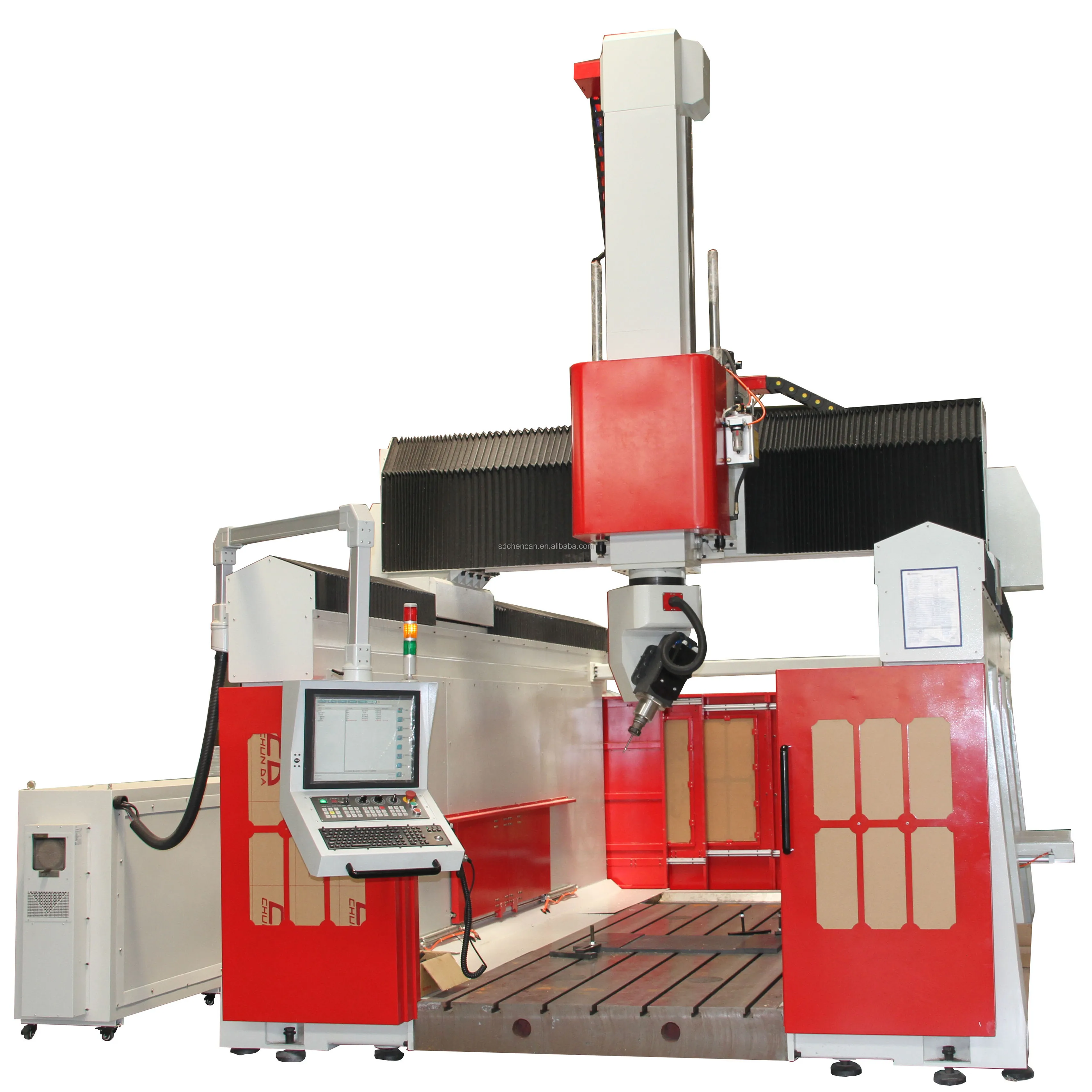 5D Sculpture Mold Pattern Milling 5 Axis Cnc Router Machine