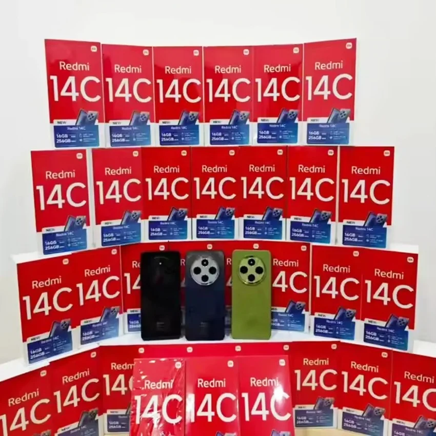 For Xiaomi Redmi 14C 13C Android Used Phone Wholesale Original Cheap Waterproof Unlocked Cell Phones with 1 Year Warranty