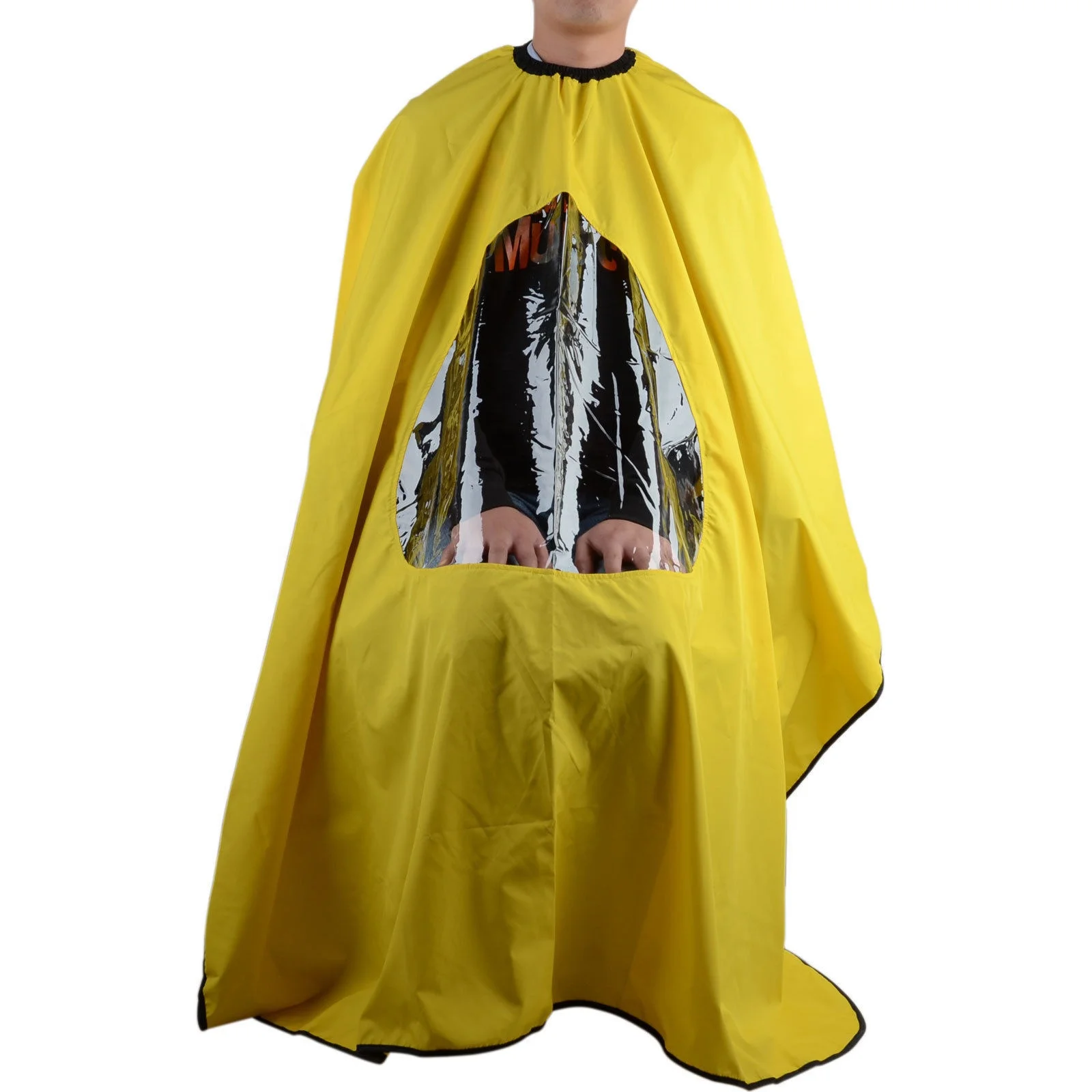 Wholesale beauty salon hair cutting waterproof barber cape with window
