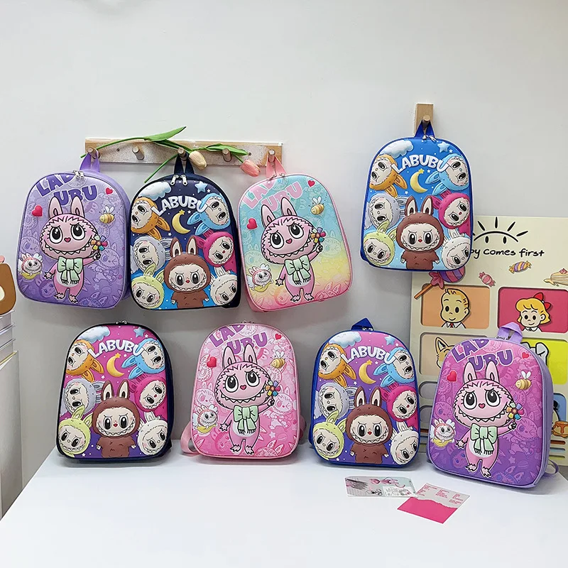 Students 3D hard shell schoolbag new boys and girls cute book bag ultra light cartoon backpack wholesale