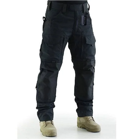 Wholesale Price Embroidery Cotton Fabric Multiple Cargo Pockets Army Green Mens Cargo Pants