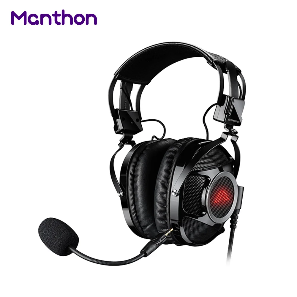 Оригинальные светодиодные RGB BT 7,1, наушники с шумоподавлением, проводные Игровые наушники, гарнитура
