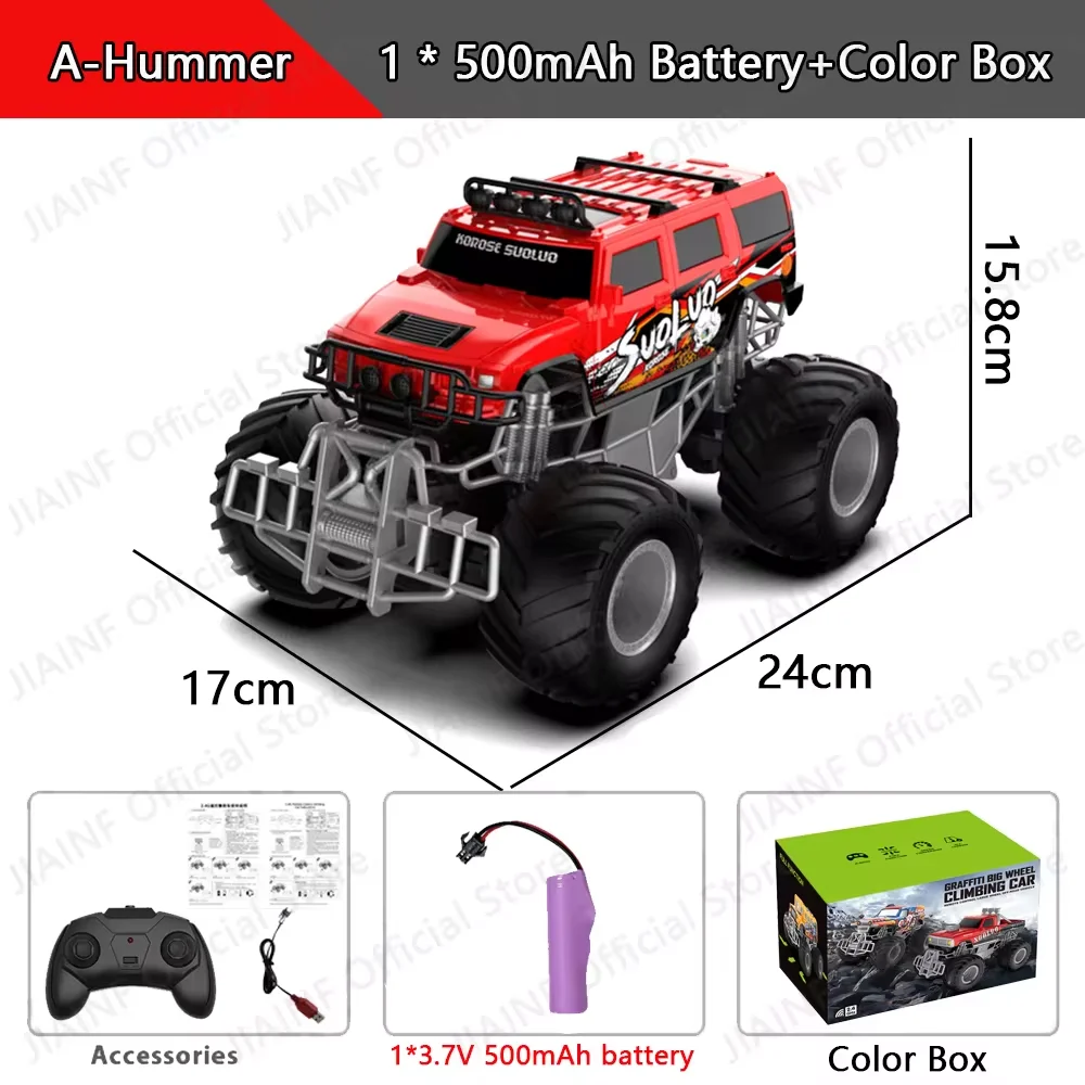 Q167 RC Car 2.4G Radio RC Car Pickup Bus Jeep Model Dirt Bike Offroad Control Truck Kids Toys