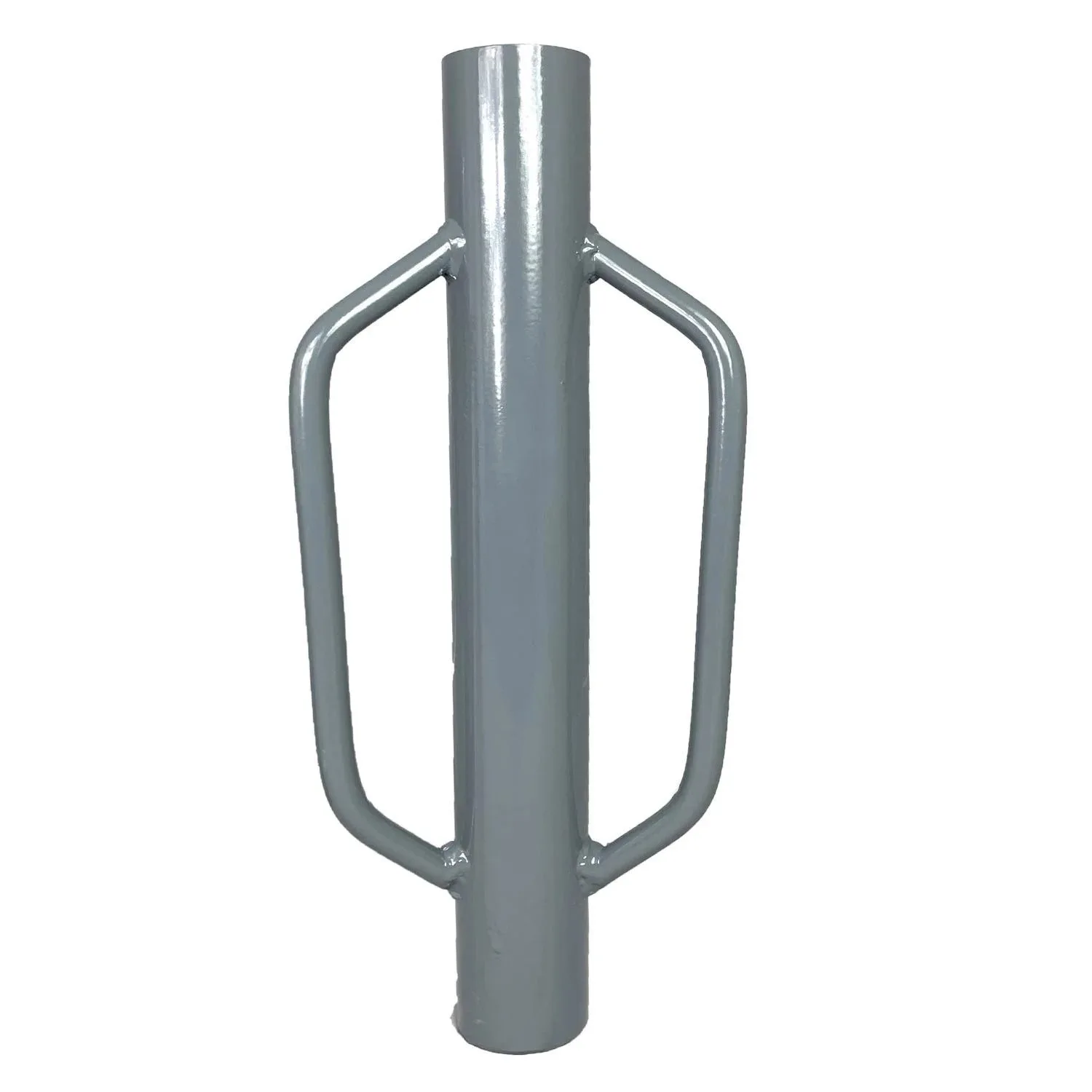 Metal fence column driver, heavy-duty T-pillar hammer with handle, used for installing fence column
