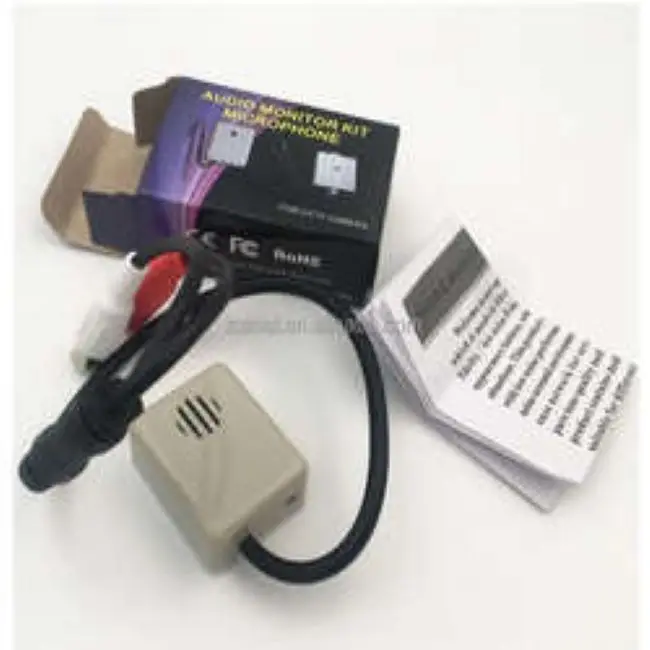 Factory price hidden Smallest cctv sound monitor microphone for cctv camera system