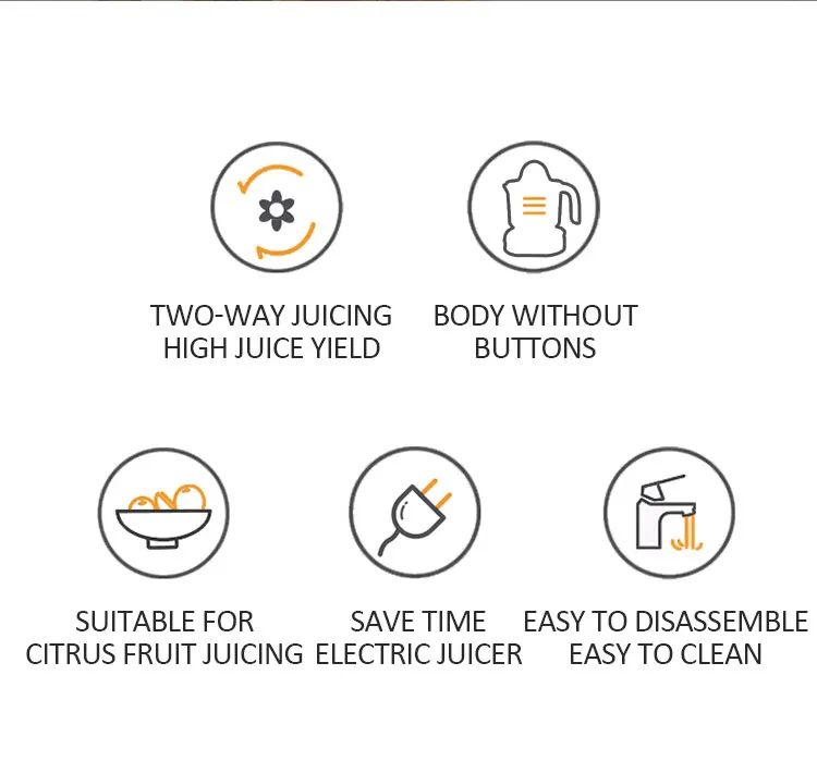 wholesalers blender smart home appliances manual orange juicer hot selling with LED light