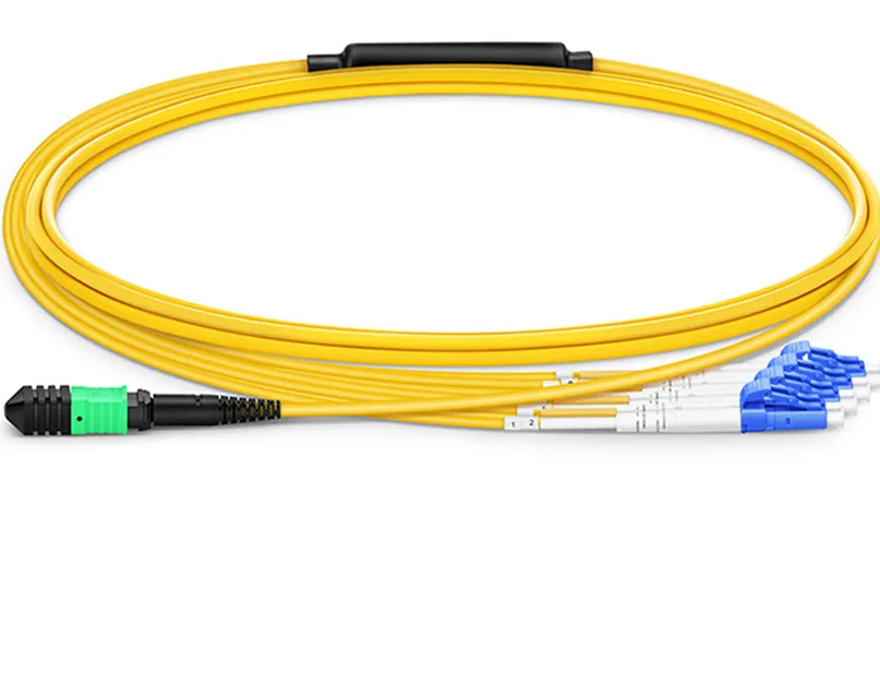 LC SM OM3/OM4 8/12/24/48/96/144f G657A1 MPO/MTP fiber optic patch cord
