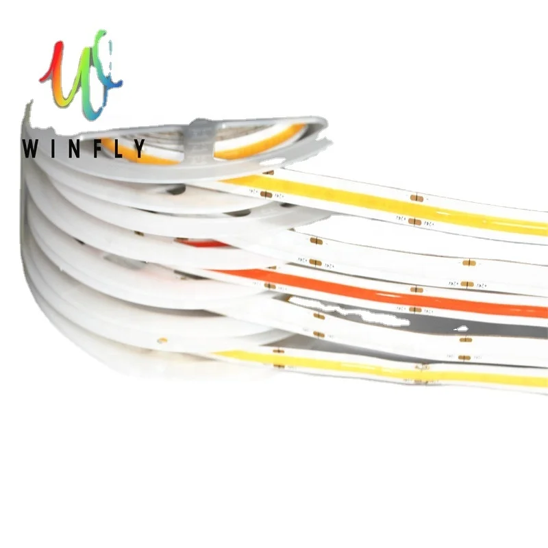 2021 New COB LED Neon Lights 546LED/m Flexible LED Light Strip 12V 24V 3000K 4000K 6000K IP67 IP68 Waterproof With Silicone Case