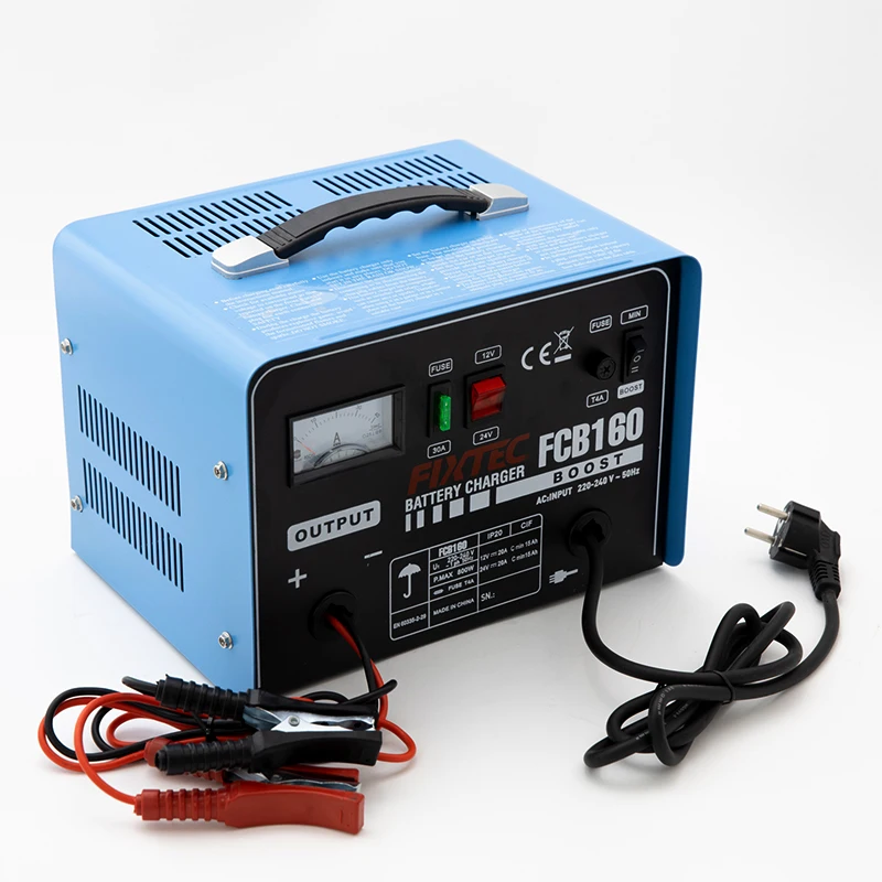 FIXTEC 6V/12V Electric Car Charger Portable Car Battery Charger and Jump Starter