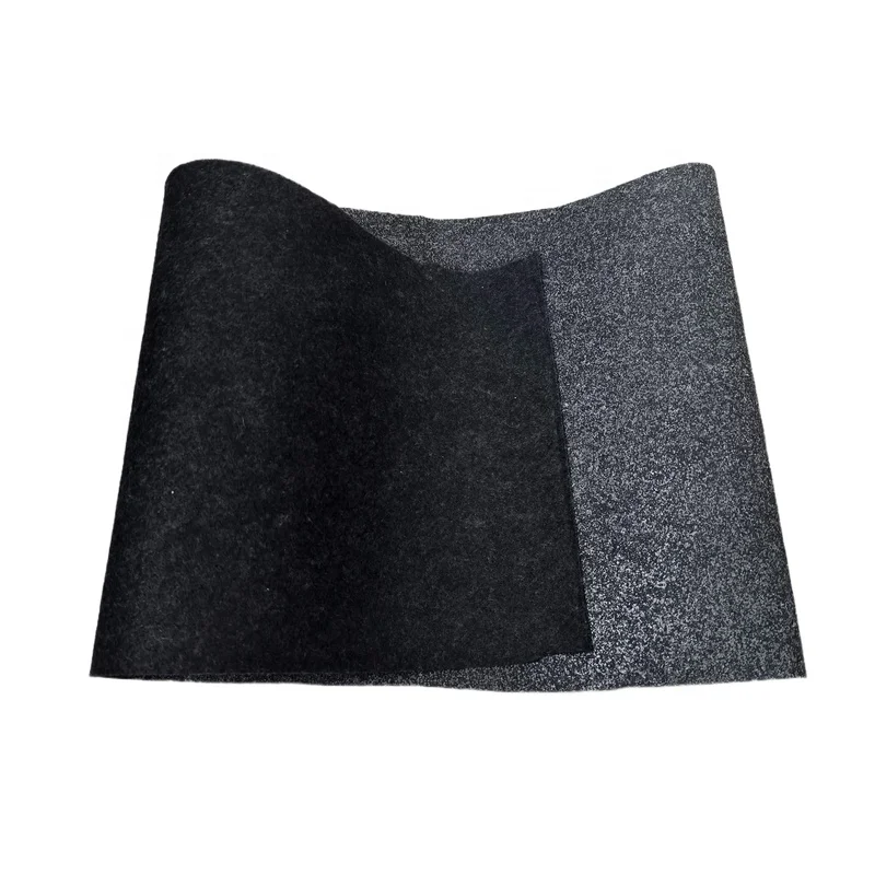 Compound needle punched non-woven flame retardant water repellent dusting powder automotive interior acoustic cover accessories