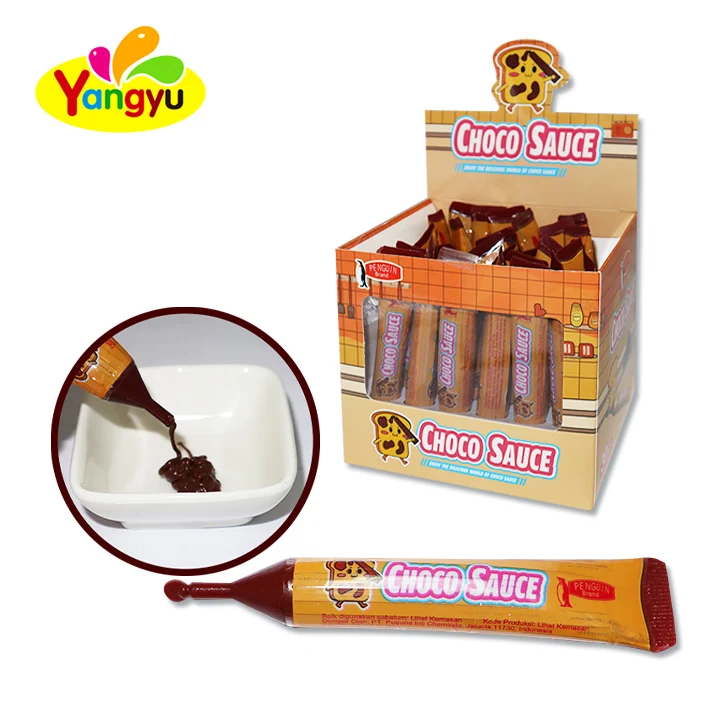 Custom Private Label Halal Toothpaste Shape Liquid Chocolate Sauce