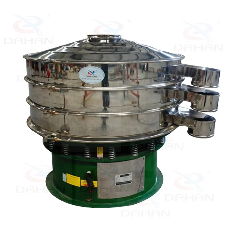 Food grade wheat powder flour vibro sifter circular rotary vibrating screen seive machine