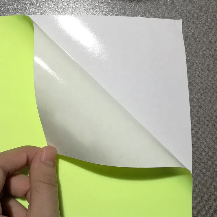 PVC PET PMMA 2-8 Hours Self Adhesive Glow In Dark reflective vinyl Tape Sticker Photoluminescent Vinyl Film